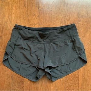 LuLuLemon black running shorts